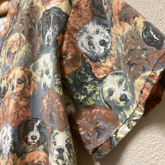 Med+Wear scrub vneck medical top dog - Picture 7 of 12